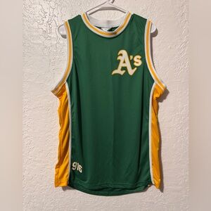 Oakland SACRAMENTO A's Baseball 916 Basketball Jersey 
Size XL